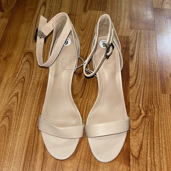 Able Elizabeth Heel Sand Napa Nude Sandals - Picture 4 of 11